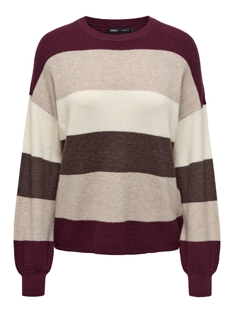 ONLATIA LIFE L/S STRIPE PULLOV KNT NOOS