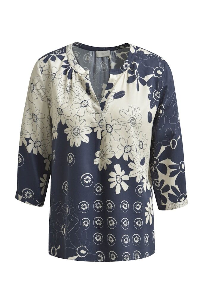 Bluse mit V-Ausschnitt Bluse mit V-Ausschnitt