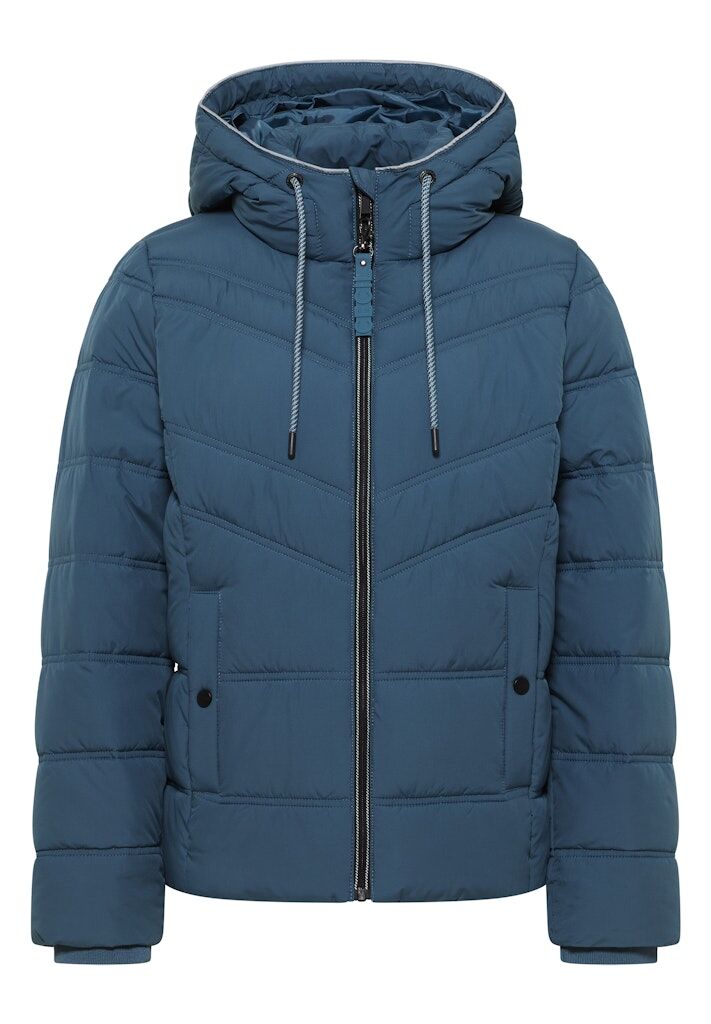 Steppjacke mit Kapuze