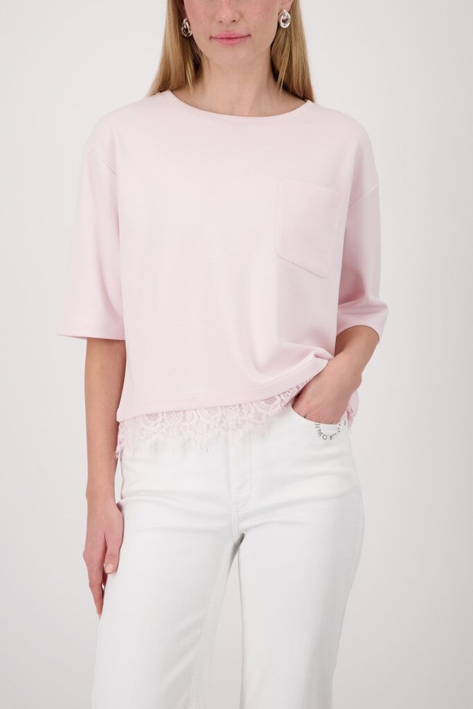 Sweatshirt mit Spitze Sweatshirt mit Spitze