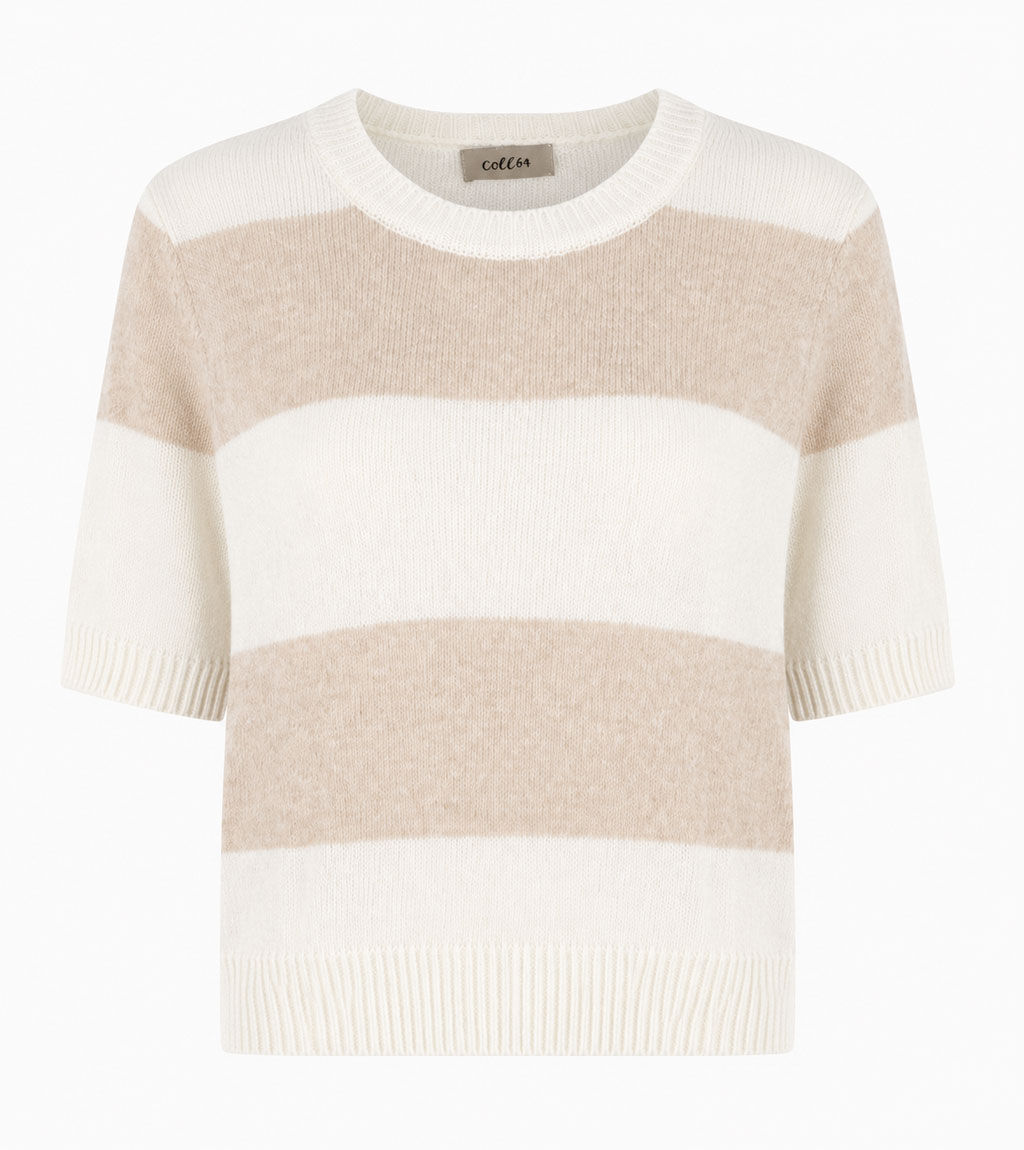 Pullover mit Blockringel Pullover mit Blockringel