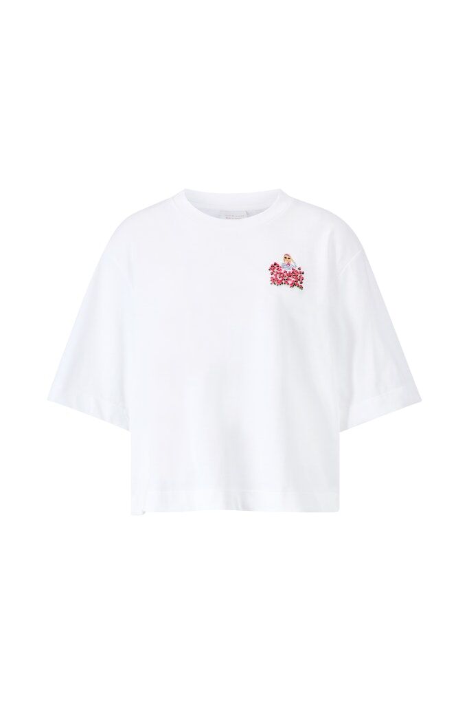 Rich & Royal Gentle Fit T-Shirt with Flower Woman Application