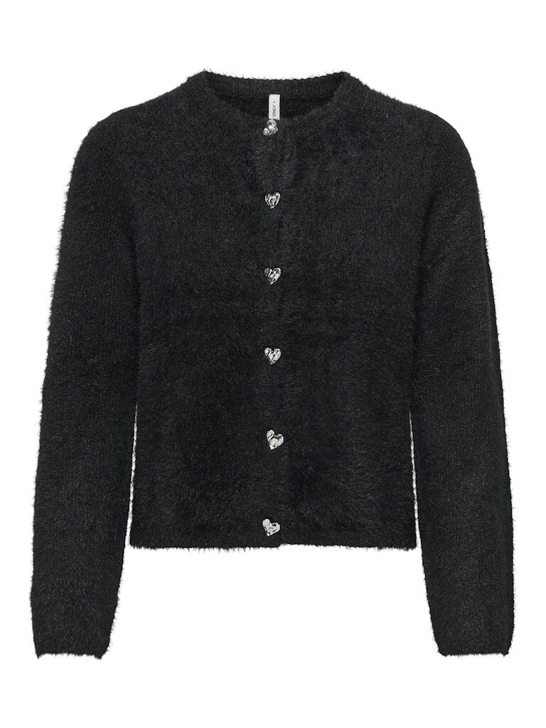 Cardigan mit Herz-Knöpfen Cardigan mit Herz-Knöpfen
