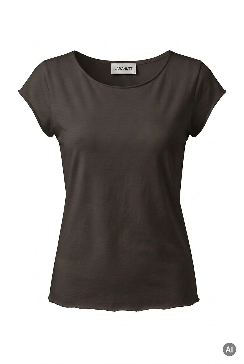 T-Shirt mit offenen Kanten T-Shirt mit offenen Kanten