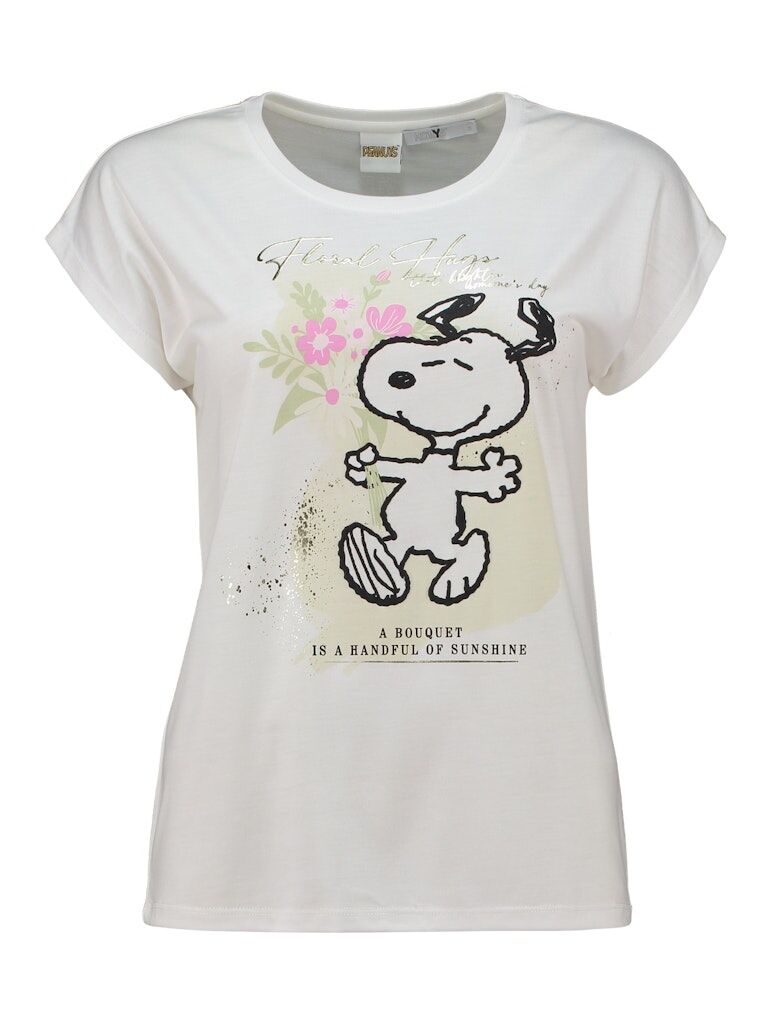 T-Shirt mit Snoopy-Frontprint