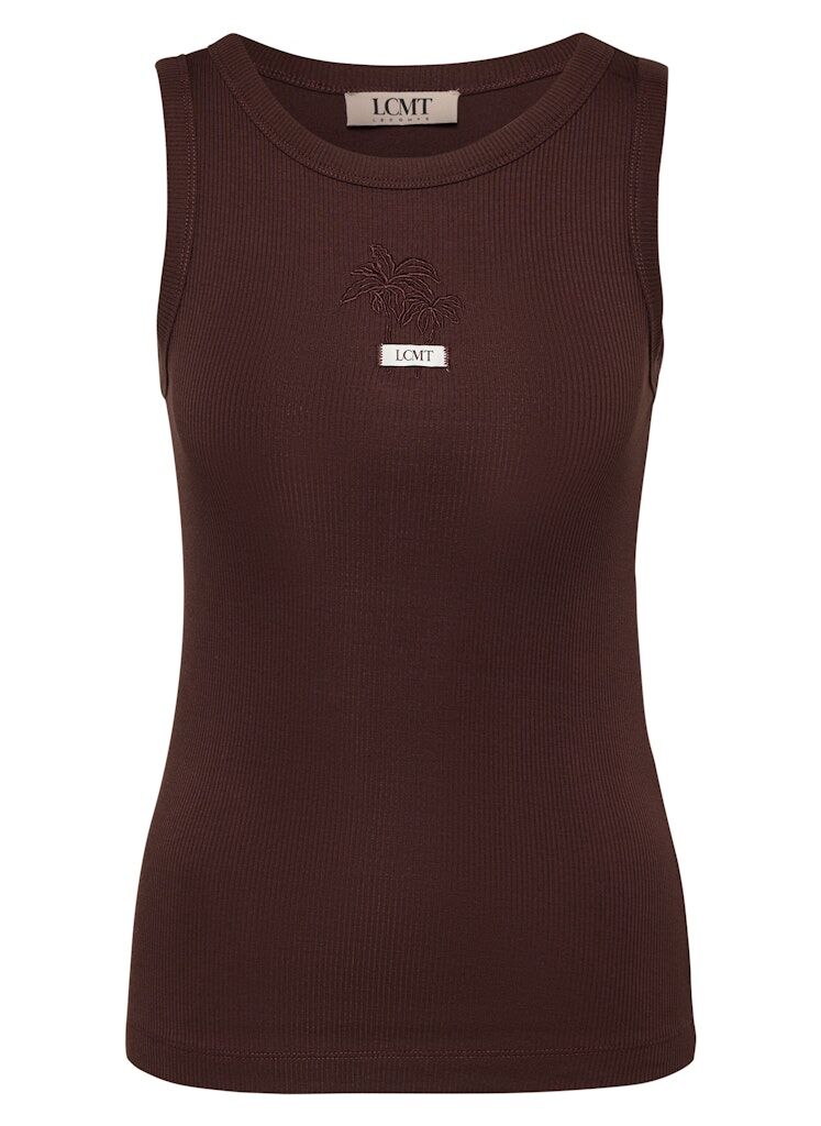 Top mit Palmen-Stickdetail Top mit Palmen-Stickdetail