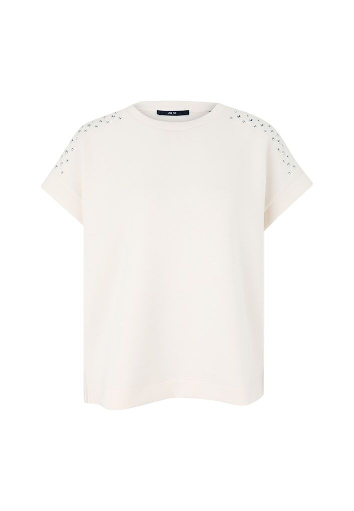 Zero Sweatshirt mit Pailletten Details