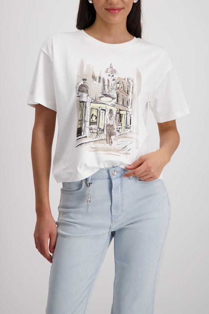 T-Shirt mit City-Print