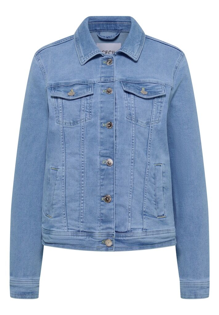 Jeansjacke mit Brusttaschen Jeansjacke mit Brusttaschen