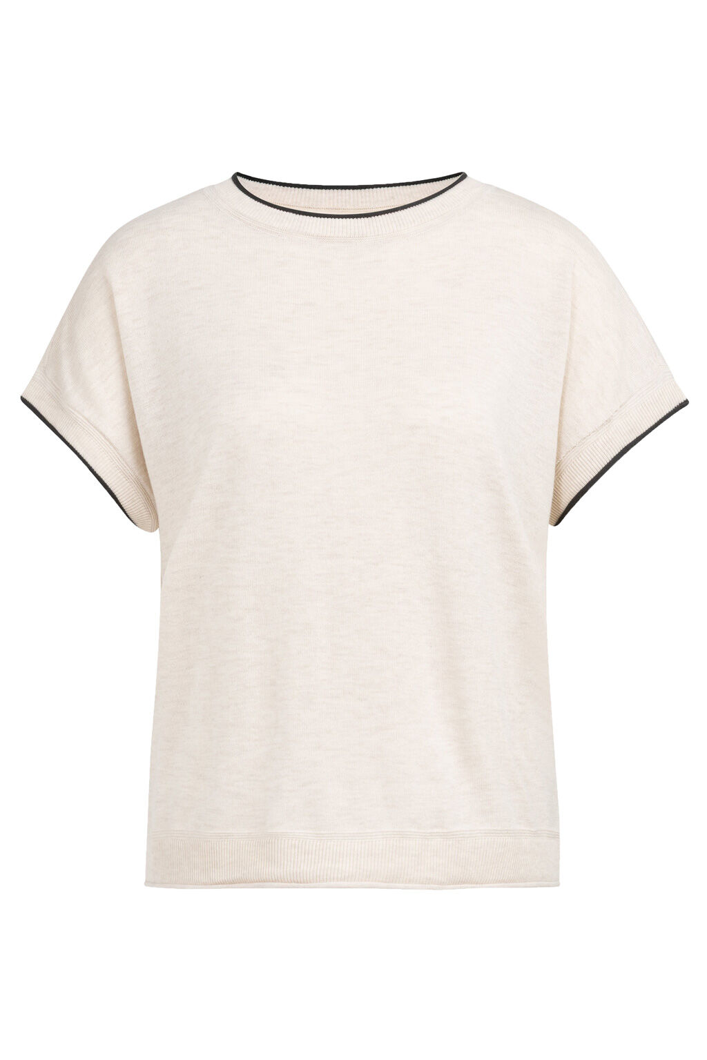 T-Shirt mit Kontrastsaum T-Shirt mit Kontrastsaum