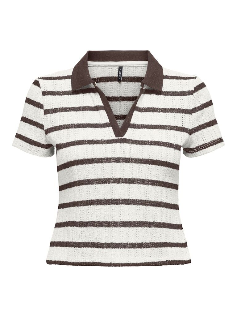 ONLHALIA S/S COLLAR TOP BOX JRS