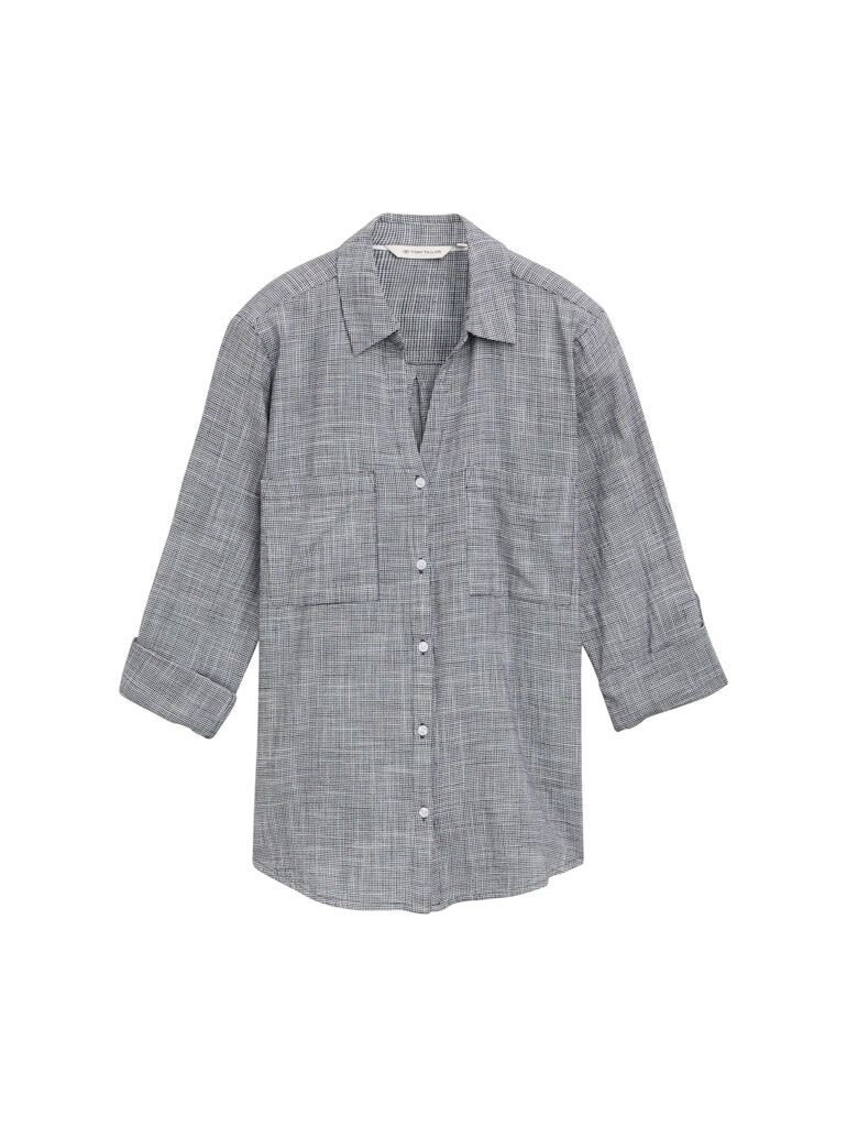Bluse mit Brusttaschen Bluse mit Brusttaschen