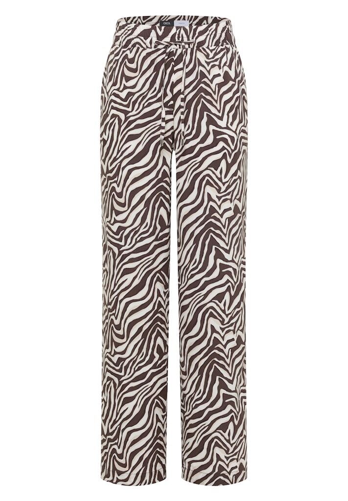 Stoffhose im Zebraprint