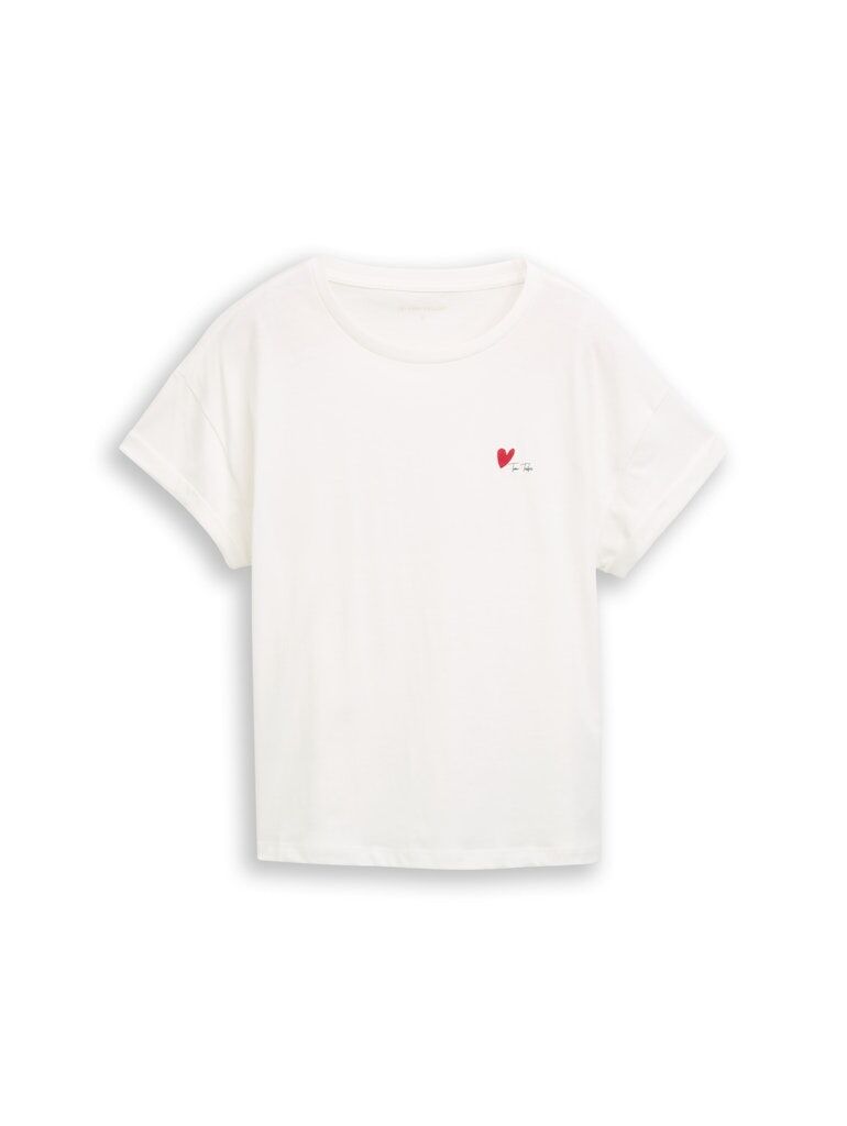 T-Shirt mit Stickerei T-Shirt mit Stickerei