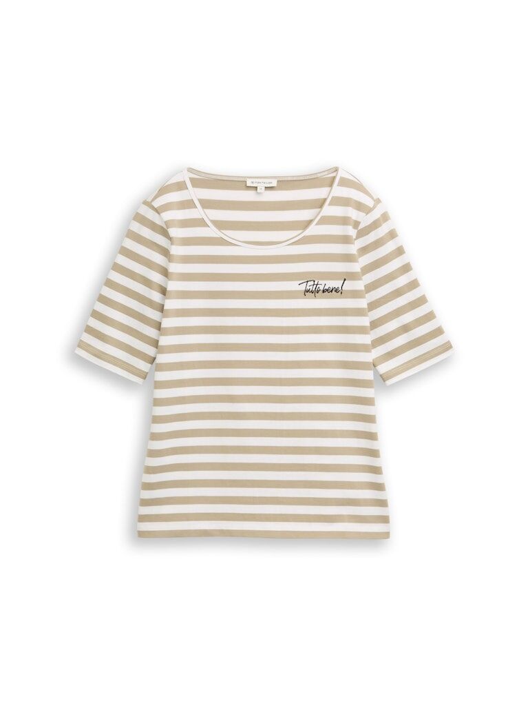 T-Shirt mit Stickerei T-Shirt mit Stickerei