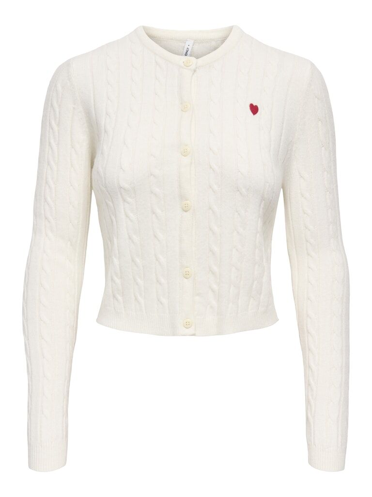 Cardigan mit Herzaufnäher