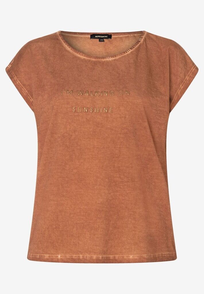 More & More T-Shirt mit Wording