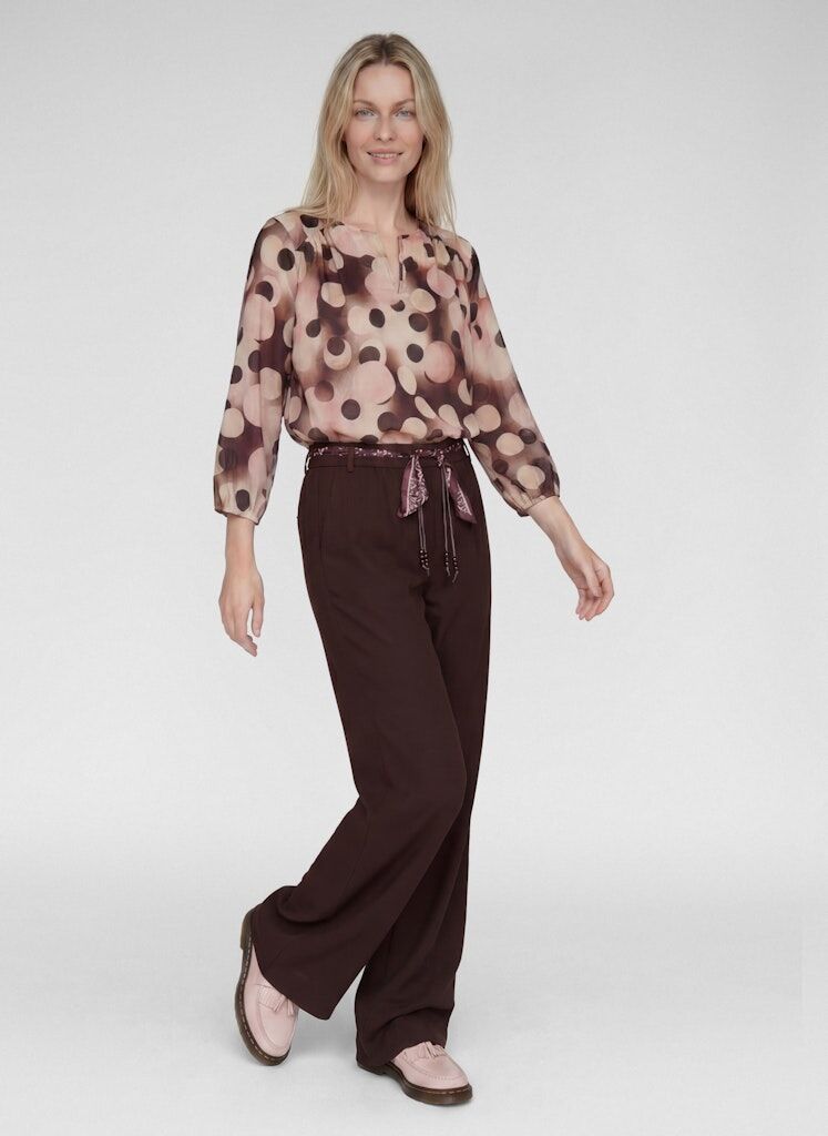 Bluse mit All-Over-Print Bluse mit All-Over-Print