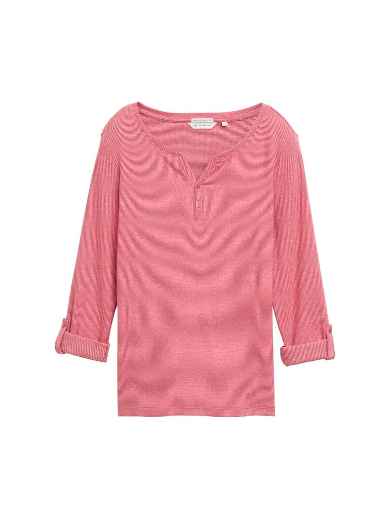 Tom Tailor Langarmshirt mit Turn-Up-Sleeve Tom Tailor Langarmshirt mit Turn-Up-Sleeve