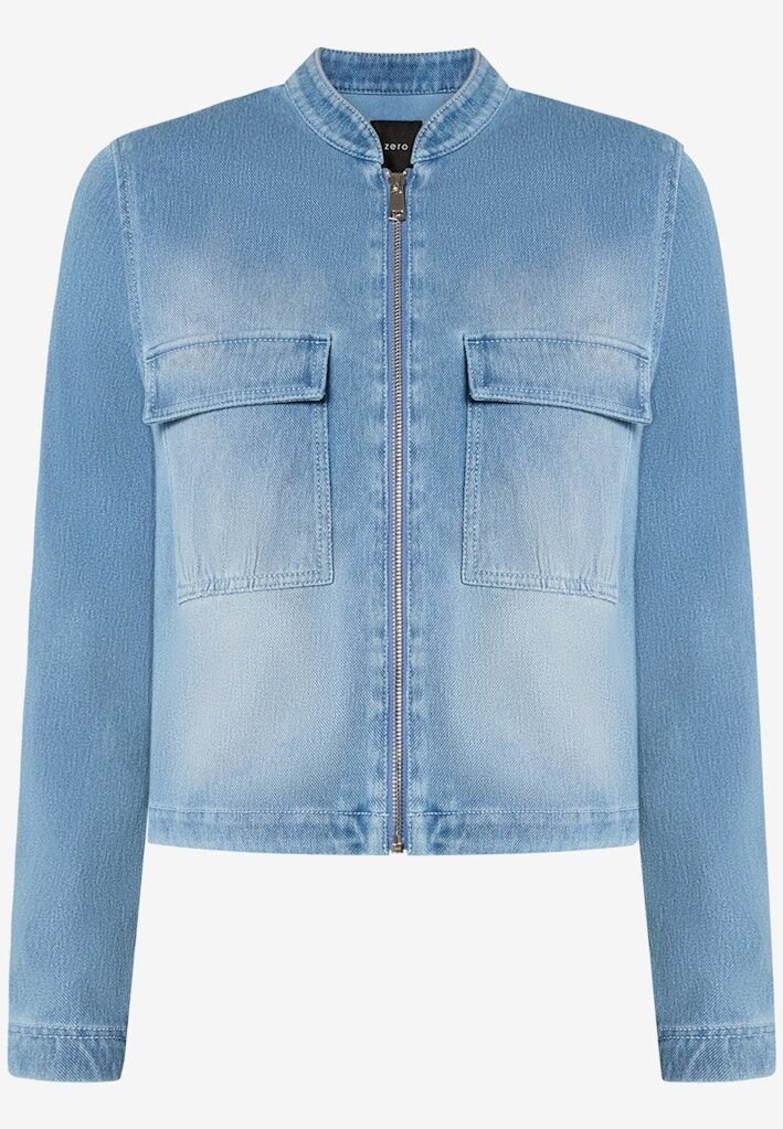 Jeansjacke mit Reißverschluss Jeansjacke mit Reißverschluss