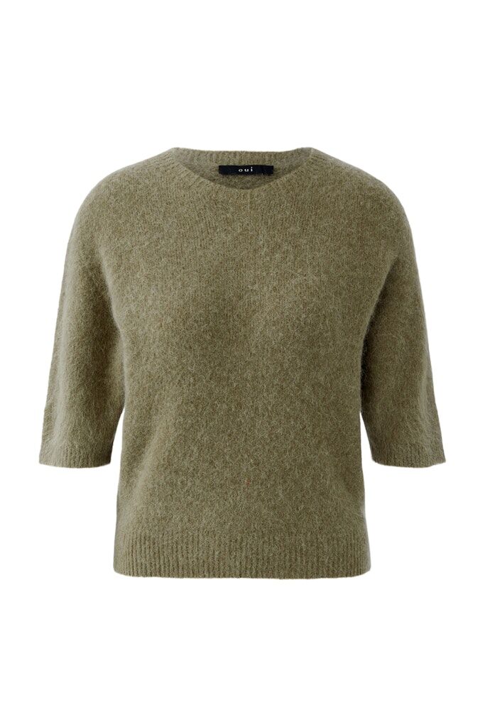 Halbarm-Strickpullover Halbarm-Strickpullover