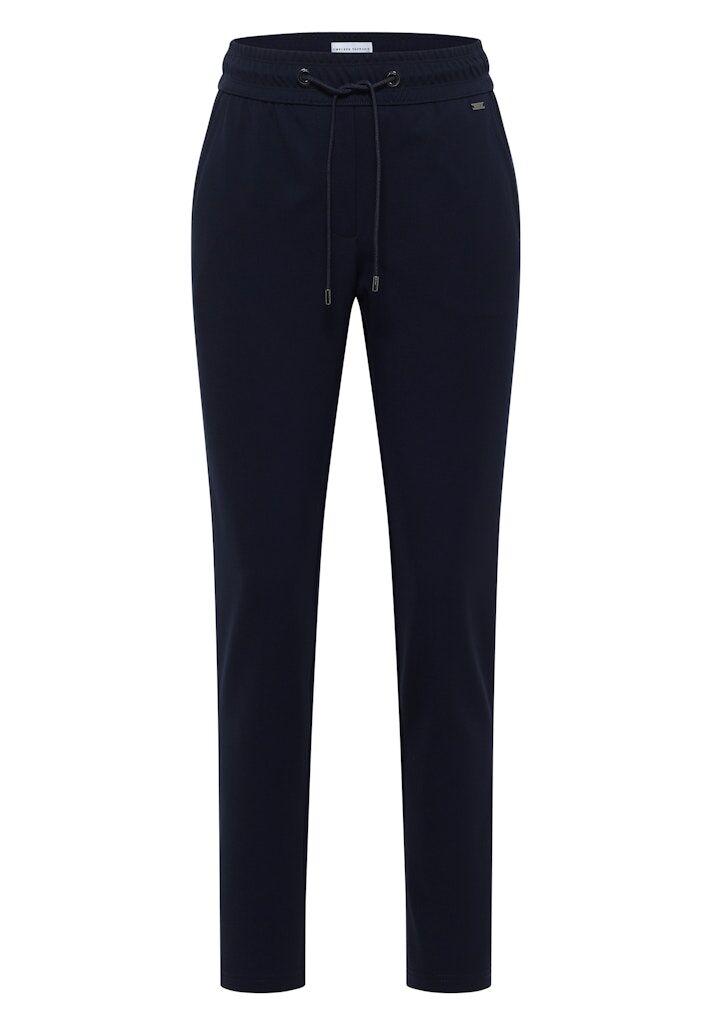 Mid Waist Slim Leg Hose im Casual Fit
