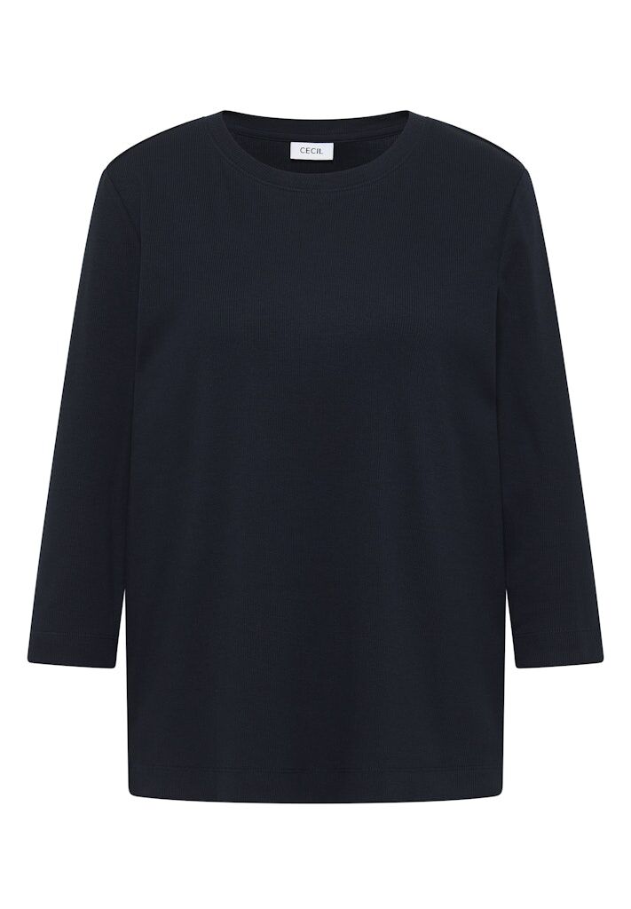 Shirt mit Rippstruktur Shirt mit Rippstruktur