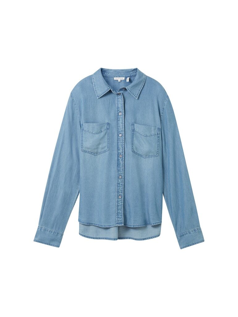 Bluse mit Brusttaschen Bluse mit Brusttaschen