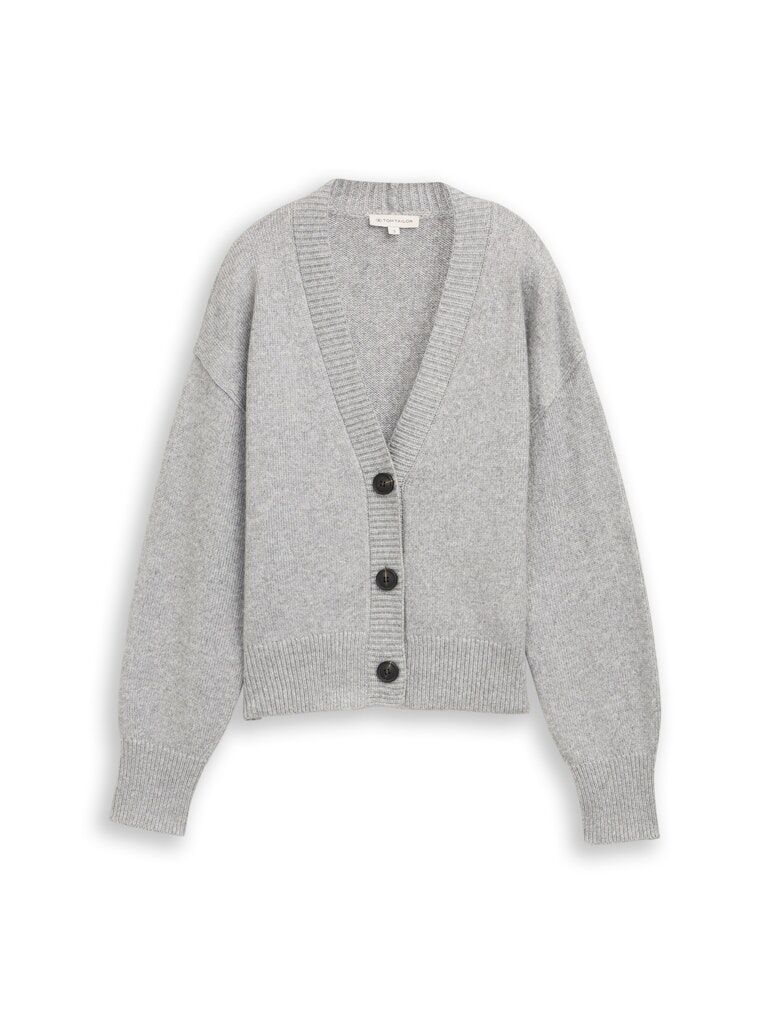 Loose Fit Cardigan mit V-Ausschnitt Loose Fit Cardigan mit V-Ausschnitt