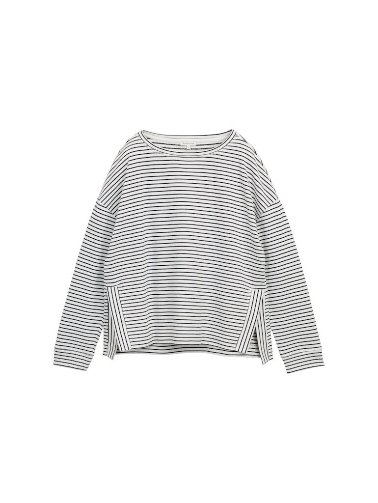 Tom Tailor Sweatshirt mit Streifenmuster Tom Tailor Sweatshirt mit Streifenmuster