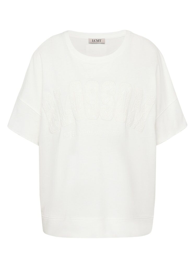 T-Shirt mit Struktur-Applikation T-Shirt mit Struktur-Applikation