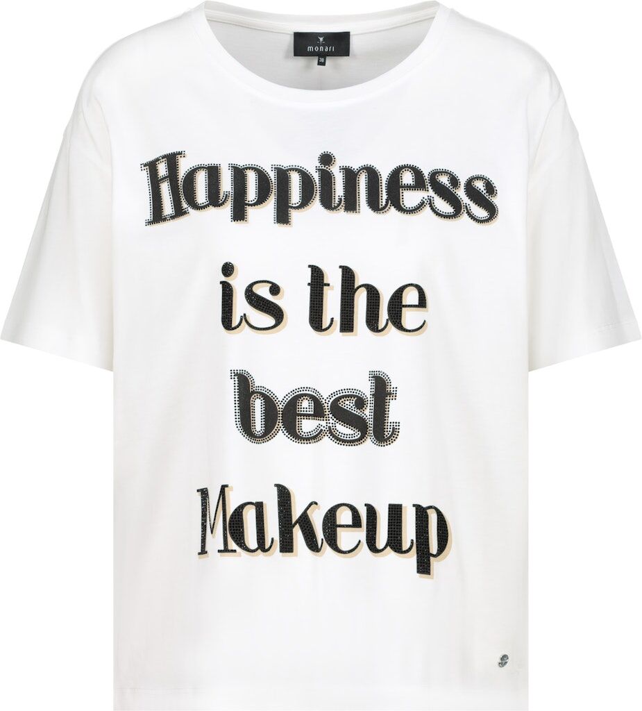Monari T-Shirt mit Schriftzug