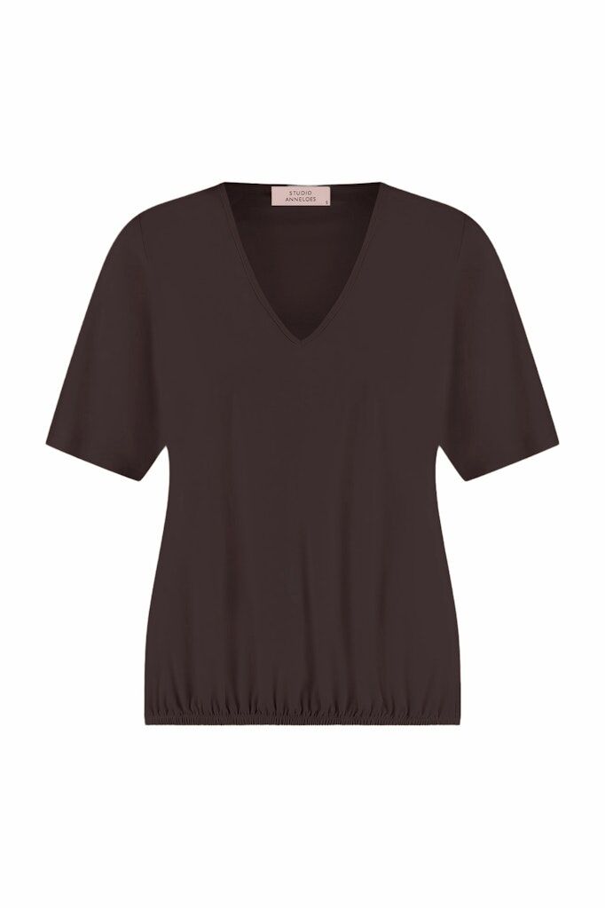 T-Shirt "Vicky" mit V-Ausschnitt T-Shirt "Vicky" mit V-Ausschnitt