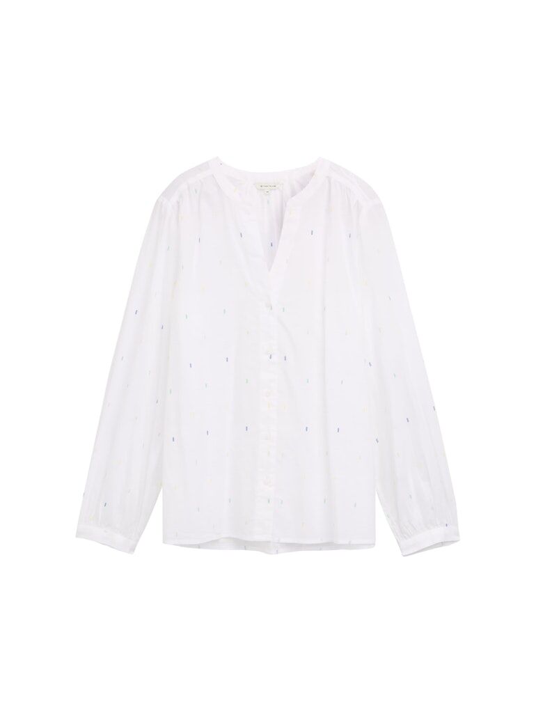 Bluse mit leichten Ballonärmeln