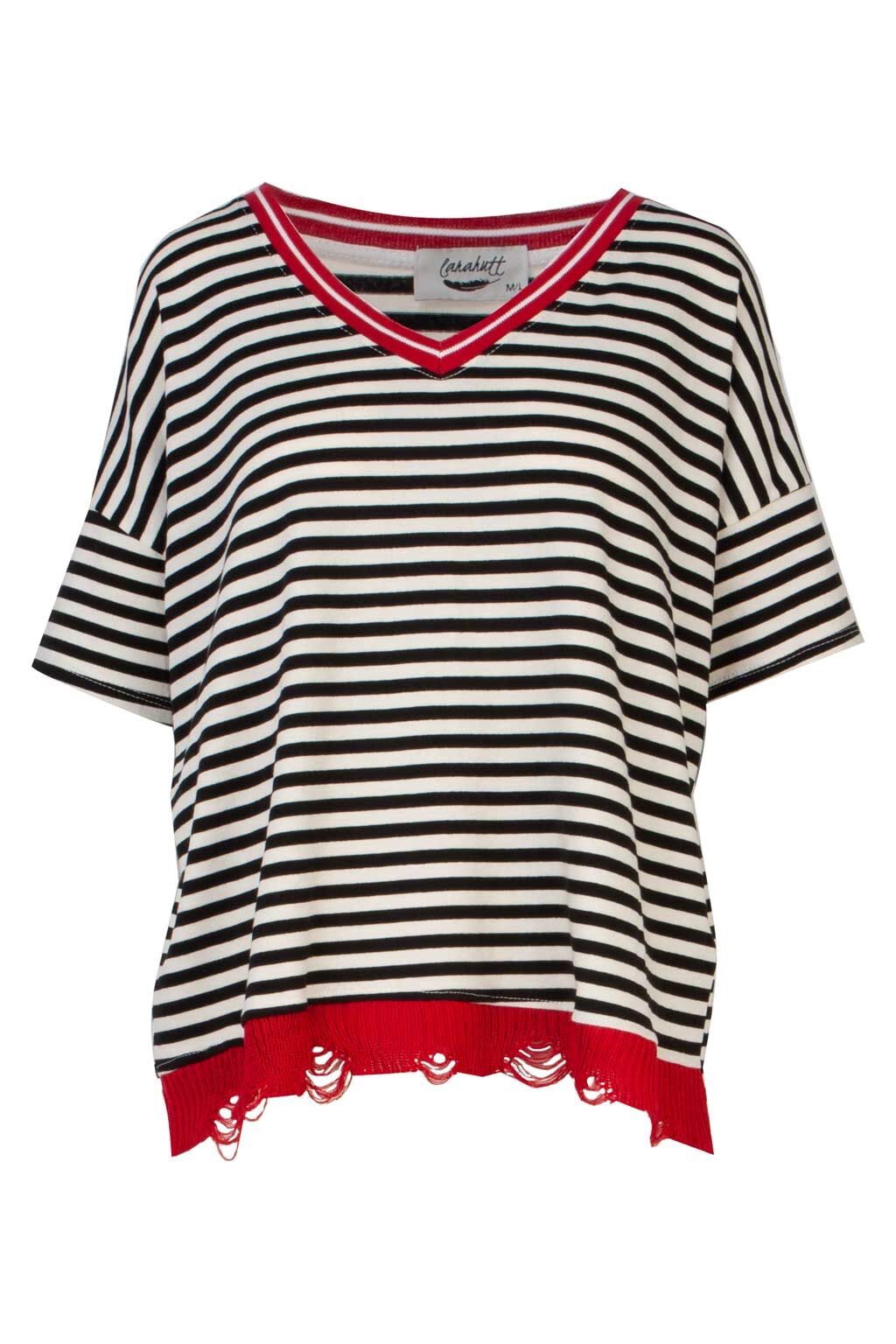 T-Shirt mit Fransen T-Shirt mit Fransen
