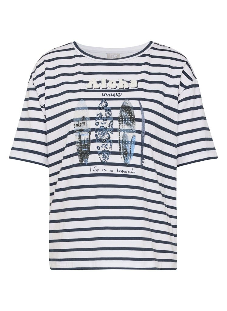 T-Shirt mit Strassdetails