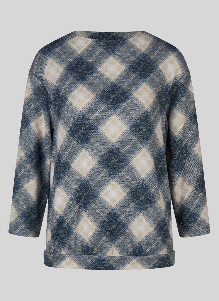 Langarmshirt mit Karomuster