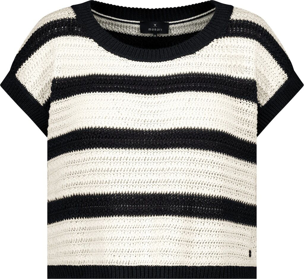 Monari Kurzarm-Strickpullover Monari Kurzarm-Strickpullover