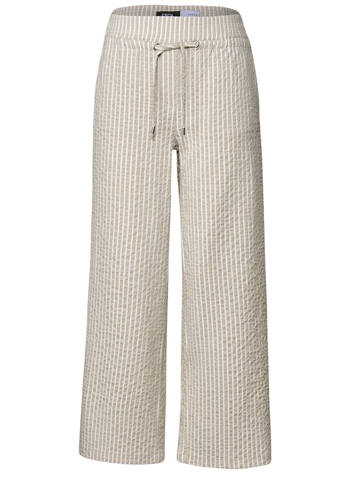 Cecil Gestreifte Seersucker Hose Cecil Gestreifte Seersucker Hose