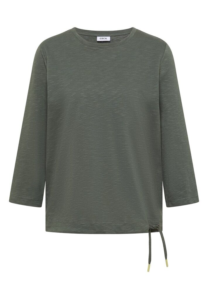 3/4-Arm Shirt mit Rundhals in Unifarbe 3/4-Arm Shirt mit Rundhals in Unifarbe