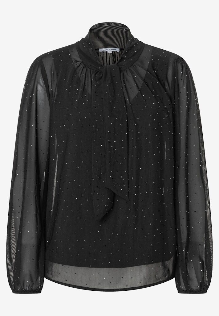 Meshshirt mit Glitzersteinchen Meshshirt mit Glitzersteinchen