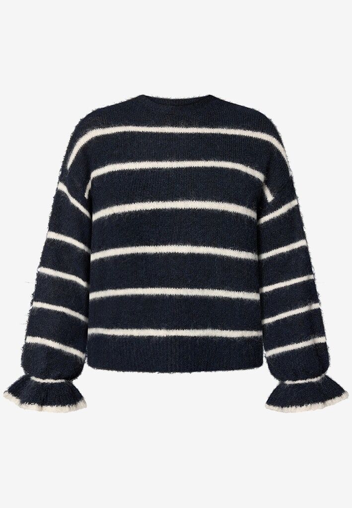 Pullover gestreift mit Wolle Pullover gestreift mit Wolle