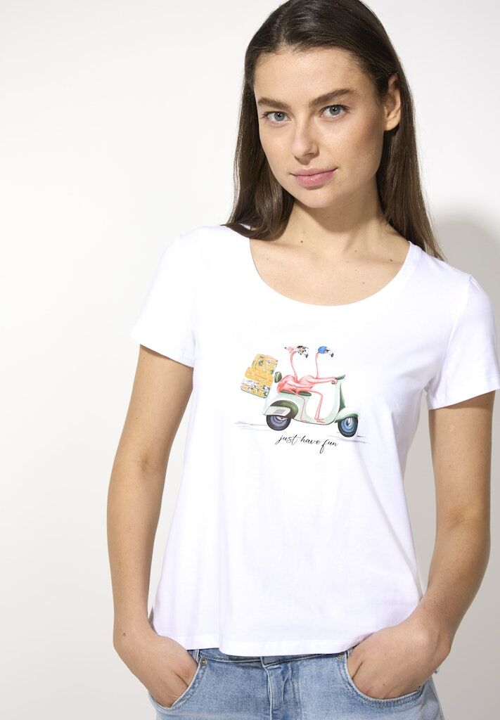More & More T-Shirt mit Flamingo