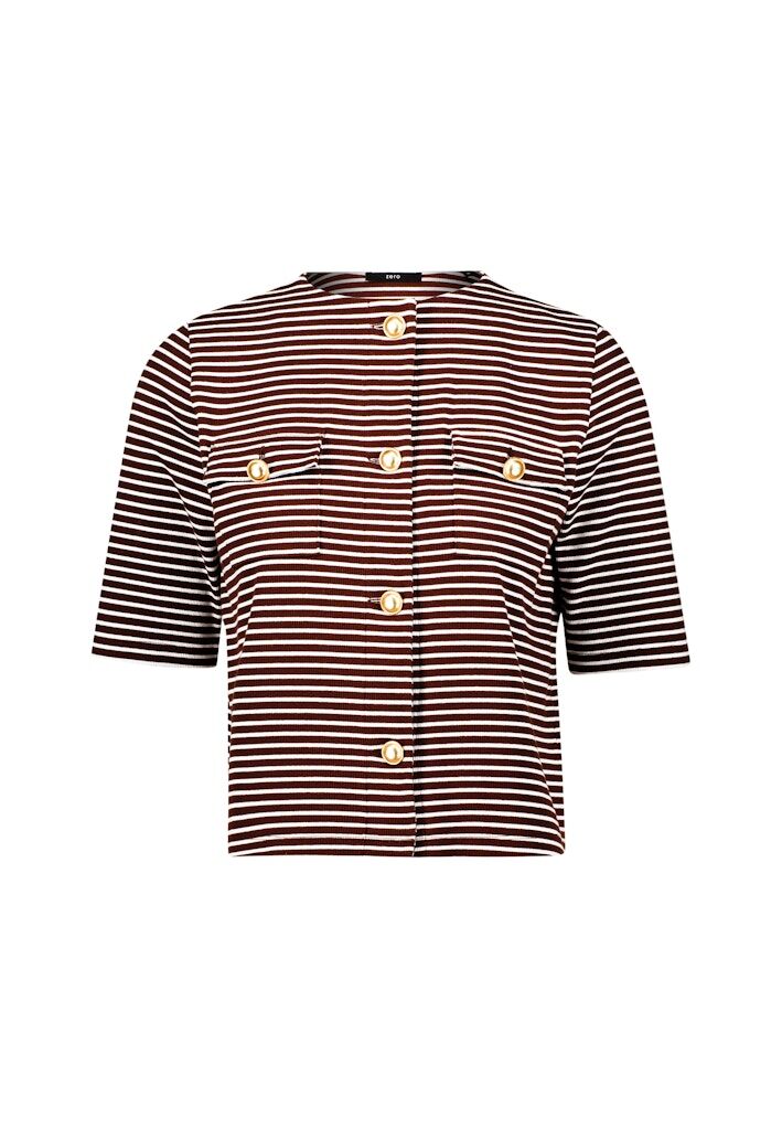 Zero Blazer-Jacke mit Streifen