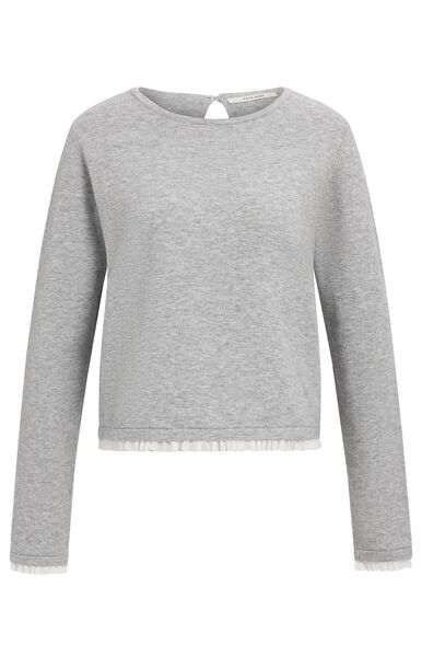 Pullover mit Rüschenborten
