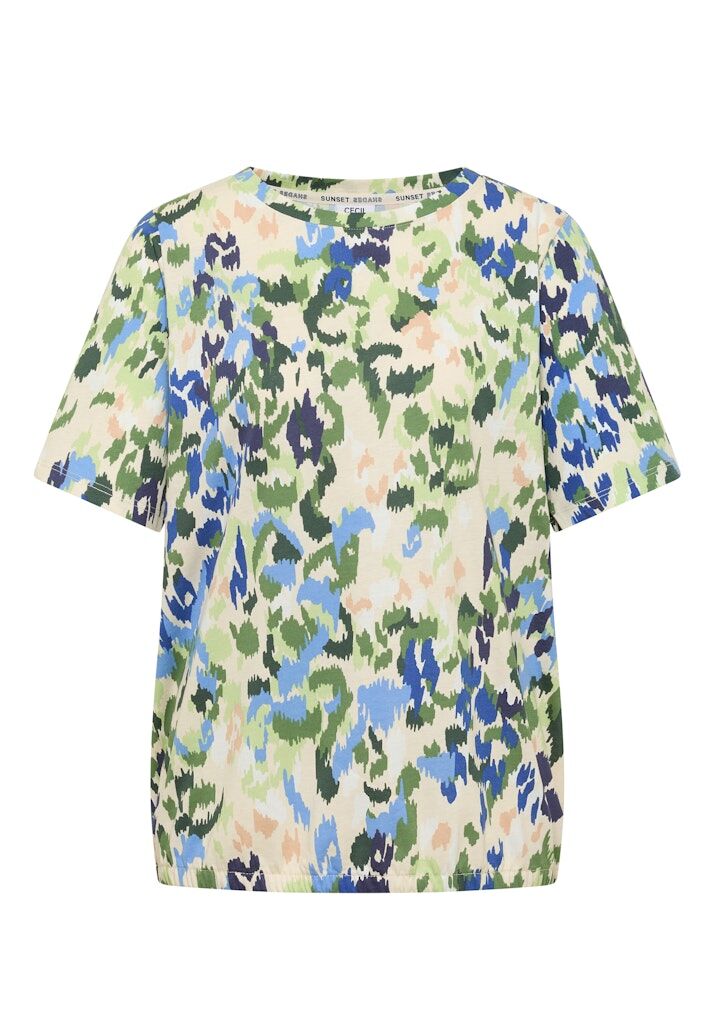 T-Shirt mit Allover-Print
