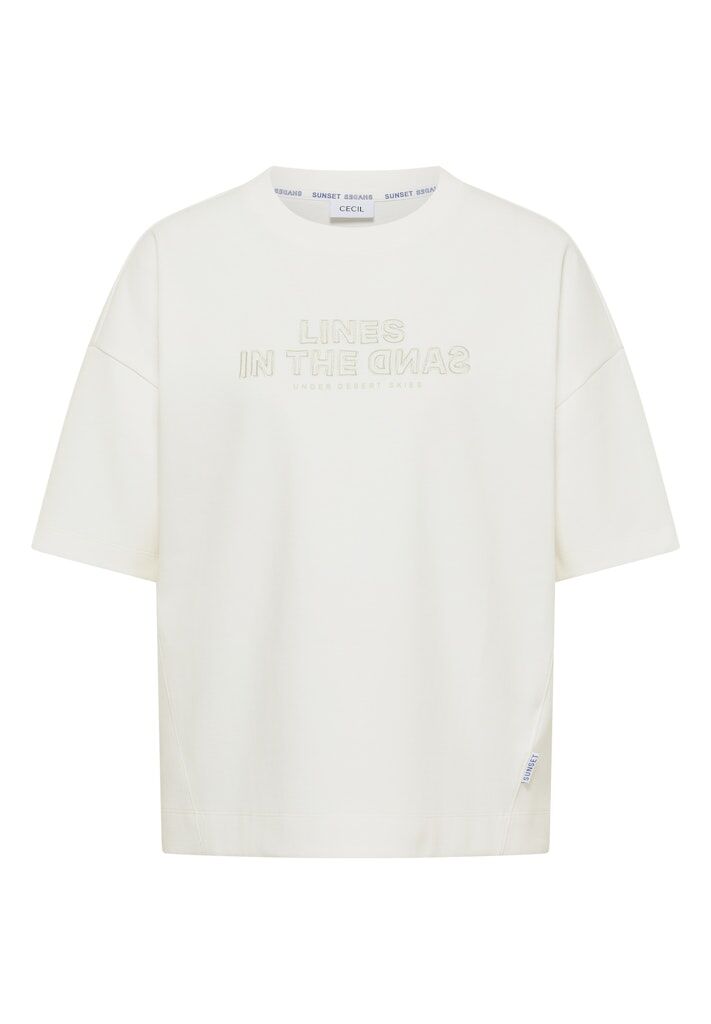 Kurzarm Sweatshirt mit Embroidery Kurzarm Sweatshirt mit Embroidery