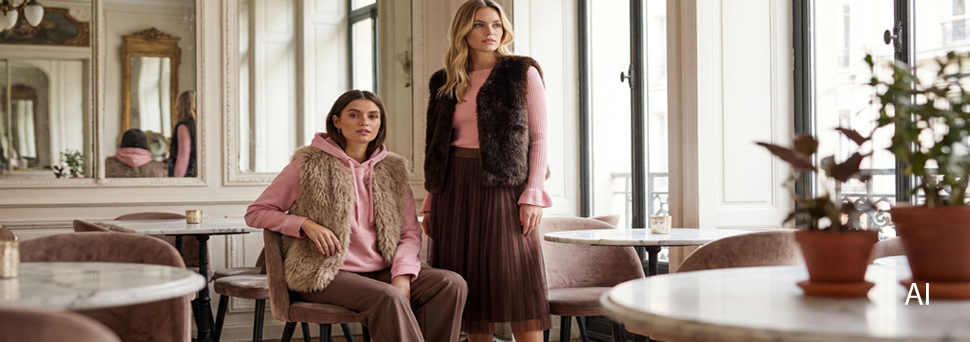 Winterpastellfarbe Rosa