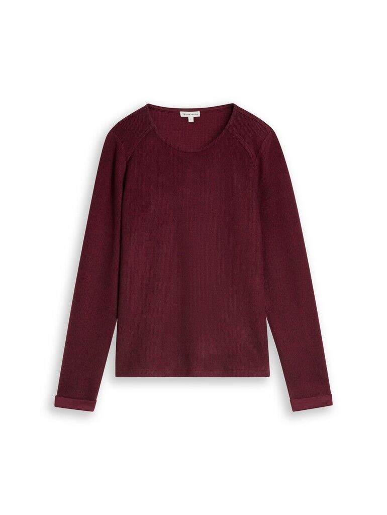 Cosy Sweatshirt mit Melange-Optik Cosy Sweatshirt mit Melange-Optik