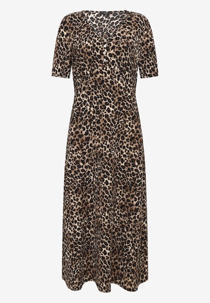 Maxikleid mit Leoprint Maxikleid mit Leoprint